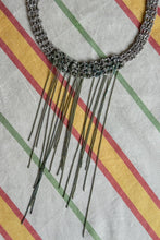 Load image into Gallery viewer, stainless steel sterling silver thick chain crocheted choker