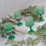 WINE GOBLET IN GREEN