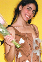 Load image into Gallery viewer, boxy fit naturally dyed corset in brown