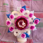 multi coloured tree of life beeswax candle