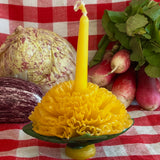 MINI YELLOW CABBAGE CANDLE