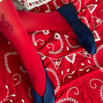 navy blue satin pointed theatre slipper