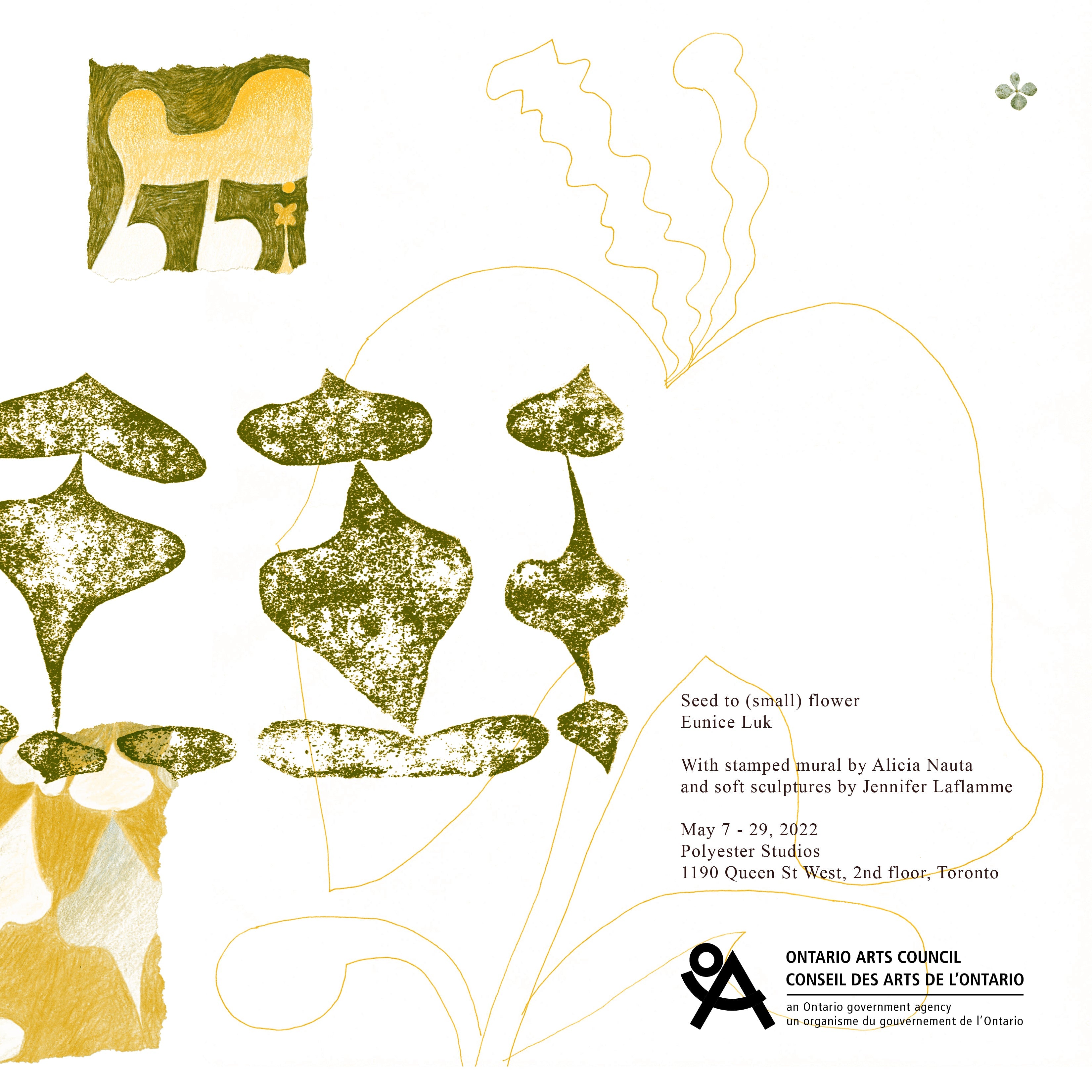 Seed to (small) flower Exhibition by Eunice Luk