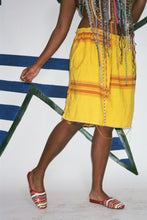 Load image into Gallery viewer, OVERDYED STRIPE BEACH SHORT IN CYBER
