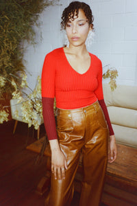 CARGO PANTS IN BROWN - Mozhdeh Matin