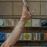 PARTY SANDAL IN SILVER