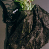 PORT BAG, LACE IN BLACK