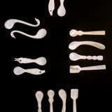 SWAN SPOON IN MOTHER OF PEARL