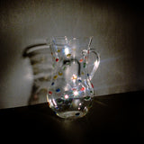 EGYPTIAN GLASS JUG IN MULTI
