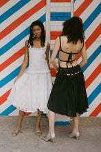 Load image into Gallery viewer, 1000 TASSELS DRESS IN WHITE COTTON