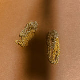 2-TONE DRIP EARRINGS IN GOLD AND HAZE