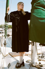 Load image into Gallery viewer, ASTRID DRESS WITH EMBROIDERY IN BLACK