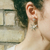 ATLAS SILVER EARRINGS