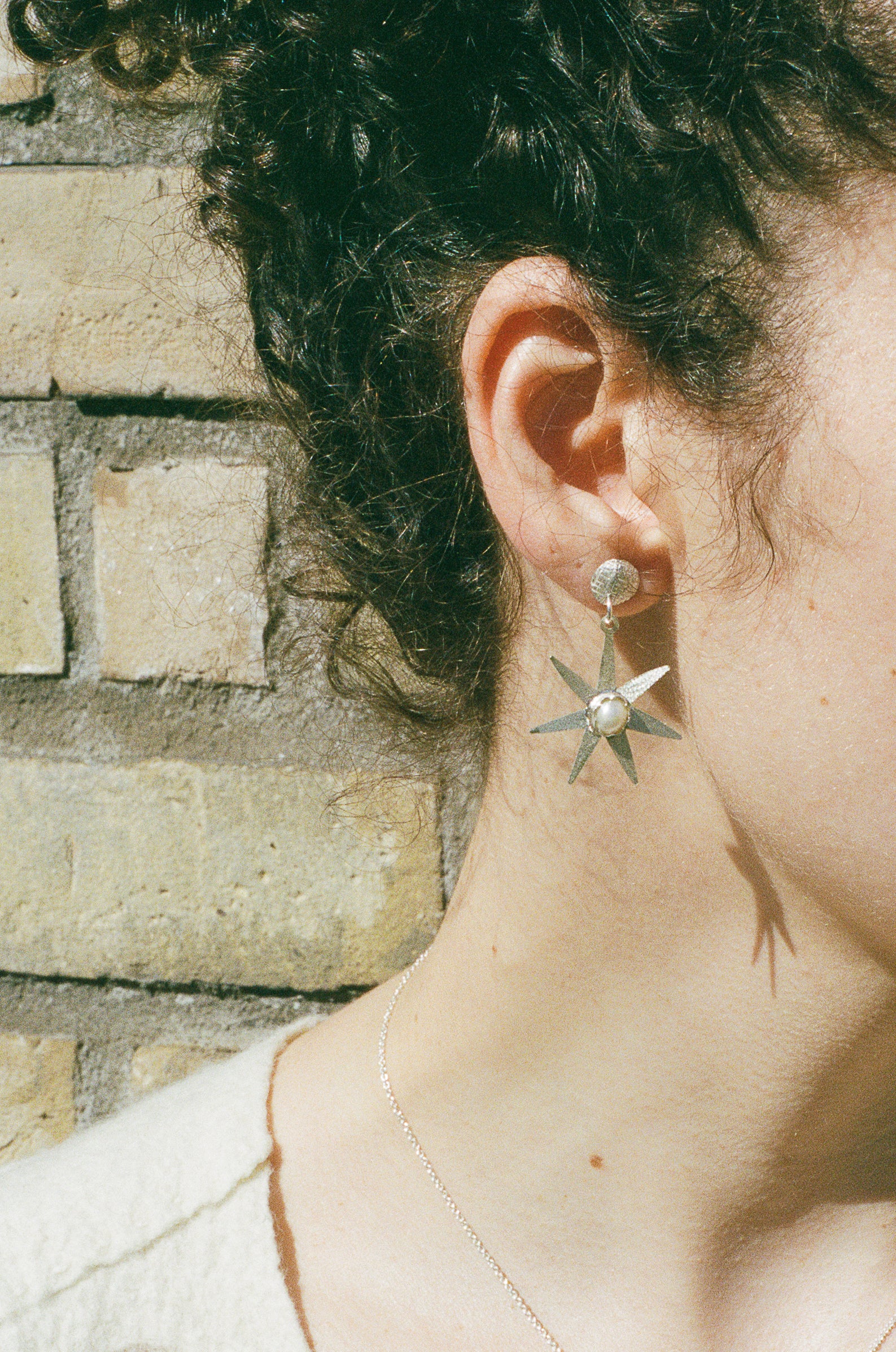 ATLAS SILVER EARRINGS