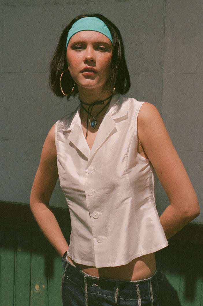 AVA TOP IN WHITE