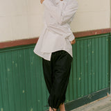 THE BIG BUTTON UP IN WHITE