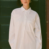 THE BIG BUTTON UP IN WHITE
