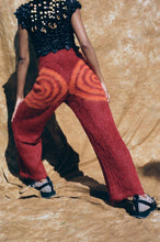 Load image into Gallery viewer, BRUSHED CIRCLE PANT IN RED