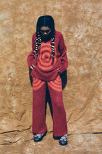 Load image into Gallery viewer, BRUSHED CIRCLE PULLOVER IN RED