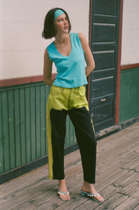 CARRIE TANK IN AQUA