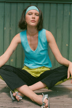 Load image into Gallery viewer, CARRIE TANK IN AQUA