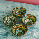 GIJDUVAN CUP IN MORAK, SMALL WITH DOTS TRIM