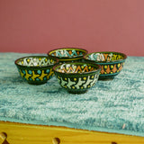 GIJDUVAN CUP IN MORAK, SMALL WITH DOTS TRIM