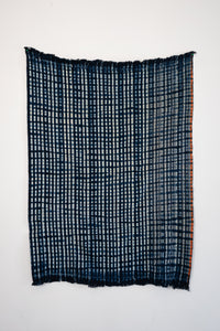 VINTAGE CLOTH IN SHIBORI DYE