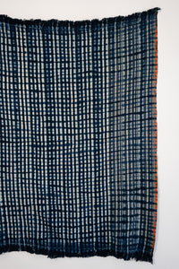 VINTAGE CLOTH IN SHIBORI DYE