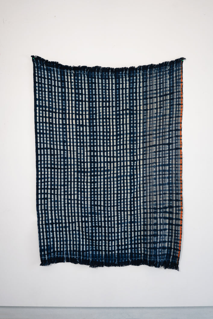 VINTAGE CLOTH IN SHIBORI DYE