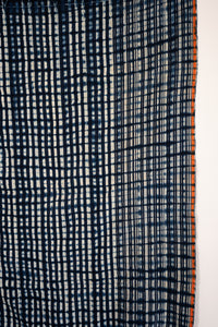 VINTAGE CLOTH IN SHIBORI DYE