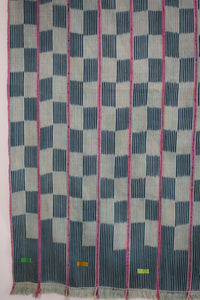 VINTAGE BAOULÉ IN INDIGO WITH PINK STRIPE