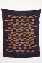 Load image into Gallery viewer, VINTAGE EWE KENTE IN NAVY/RED PINSTRIPE
