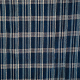 VINTAGE BONDOUKOU CLOTH IN INDIGO PLAID