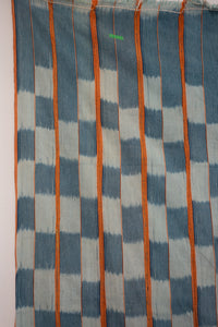 VINTAGE BAOULÉ IN INDIGO WITH ORANGE STRIPE