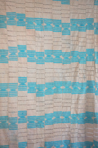 VINTAGE ASO OKE IN WHITE/AQUA
