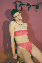 Load image into Gallery viewer, cheeky romantic low rise pink panties