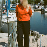 DORRIS CARDIGAN IN PERSIMMON