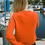 DORRIS CARDIGAN IN PERSIMMON