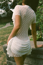 Load image into Gallery viewer, DOSANIA DRESS IN WHITE AND WHITE LACE