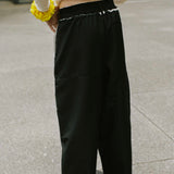 DOUBLE PANTS IN BLACK