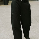 DOUBLE PANTS IN BLACK