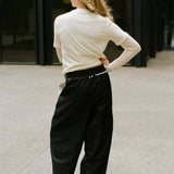 DOUBLE PANTS IN BLACK