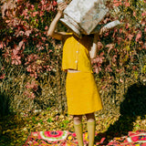DYED LINEN MARIGOLD VEST