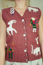 Load image into Gallery viewer, EMBROIDERED A FARM VEST