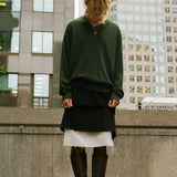 GRANDMA SKIRT IN BLACK