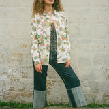 GREEN FLOWERS SHIRT