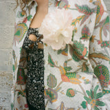 GREEN FLOWERS SHIRT