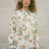 GREEN FLOWERS SHIRT