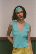 Load image into Gallery viewer, STRETCH HEADBAND IN AQUA